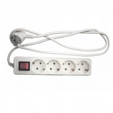 Πολύμπριζο 4 θέσεων με διακόπτη